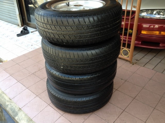 ล้ออเมริกาเเท้ๆครับขอบ15 กว้าง7นิ้ว5รู127เก่าญี่ปุ่นสภาพสวย