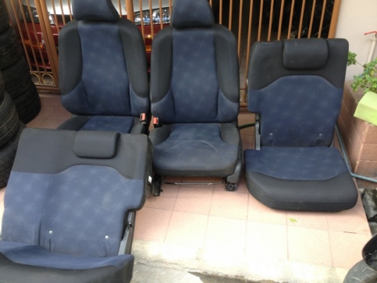 เบาะ HONDA JAZZ 08-13หน้าหลังครบชุดของเก่าญี่ปุ่นสภาพสวยไม่มีขาด