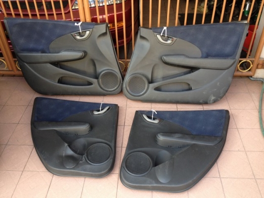 เเผงประตู JAZZ 08-13ครบชุด4บานสวิตกระจกไฟฟ้าครบของเก่าญี่ปุ่นสภาพดี