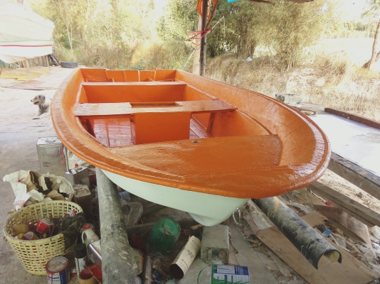 เรือไฟเบอร์ 14ฟุต กว้าง1.50เมตร สูง50ซม