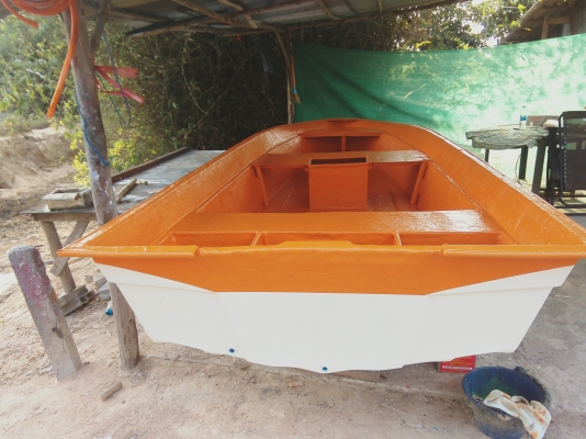 เรือไฟเบอร์ 14ฟุต กว้าง1.50เมตร สูง50ซม