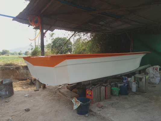เรือไฟเบอร์ 14ฟุต กว้าง1.50เมตร สูง50ซม