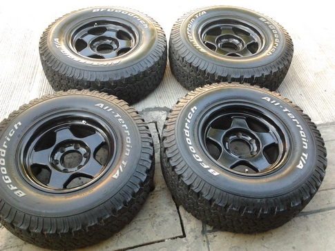 TE37x + BF All 265/75/16 ปี12 สวยๆ 1ชุด TE37x + BF All 265/75/16 ปี12 สวยๆ 1ชุด