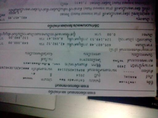 เชพโรเลตตอนครึ่งColradoรุ่นปี2014 สีดำ