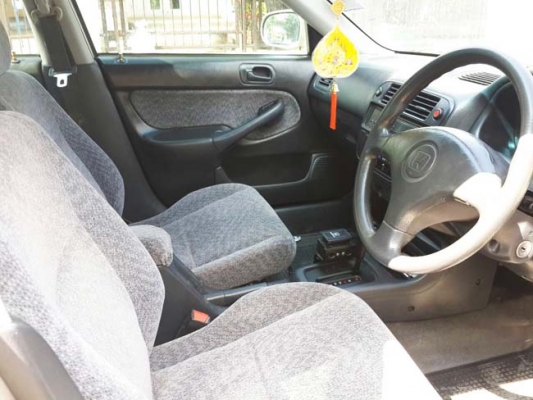civic ปี 97 เครื่องวีเทค เกียร์ออโต้ ไม่ติดแก๊ส เครื่องดี เกียร์ดี ช่วงล่างเงียบ ภายในเรียบร้อย กระจกไฟฟ้า ปรับไฟฟ้า ดิสก์เบรค 4 ล้อ ยางดอกหนาๆ  เครื่องเสียง jvc แอร์เย็นเพลงเพราะ รถพร้อมใช้  ราคา 89,000 บาท  0896878976 โอ๋  id line : charnpreecha