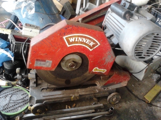 ขายแท่นตัดเหล็ก winner พร้อมมอเตอร์3แรง