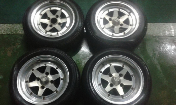 ขายล้อRetroของSpeedStarรุ่นLongchamp 6ก้านมุดรอบขอบ14/4รู114หน้า6หลัง7สวย฿10500