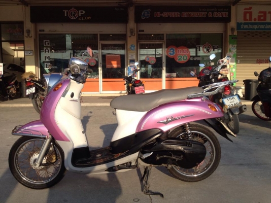 ขาย ยามาฮ่า ฟีโน่ สีชมพู-ขาว ปี 51 สภาพเดิม ๆ ราคา เบา ๆ