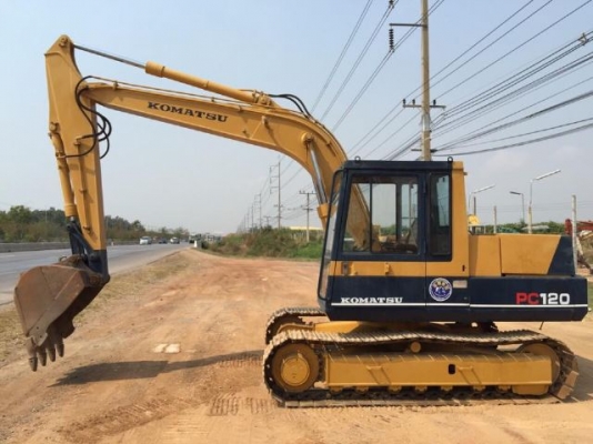 ขายรถแบคโฮ KOMATSU PC120-3 สภาพสวยพร้อมใช้ นำเข้าจากญี่ปุ่น มีVDOการทำงานให้ชมครับ