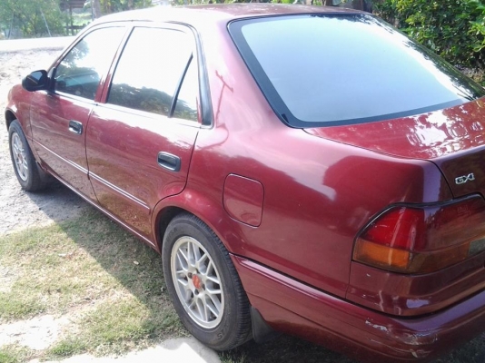 ขาย Toyota corolla GXI ปี 96 รถสวยพร้อมใช้ ไม่เคยผ่านการติดแก็สมาก่อน ขายราคา 85000 บาท เอกสารครบ ทะเบียนพร้อมโอน สยใจติดต่อ 0826336557 โป้งครับ รับเทรินทุกรุ่นครับ.