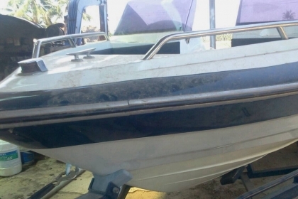 ขายเรือเร็วพร้อมเทรนเลอร์ เรือต่อมาใหม่ยังไม่เคยลงน้ำเลย