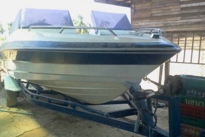 ขายเรือเร็วพร้อมเทรนเลอร์ เรือต่อมาใหม่ยังไม่เคยลงน้ำเลย
