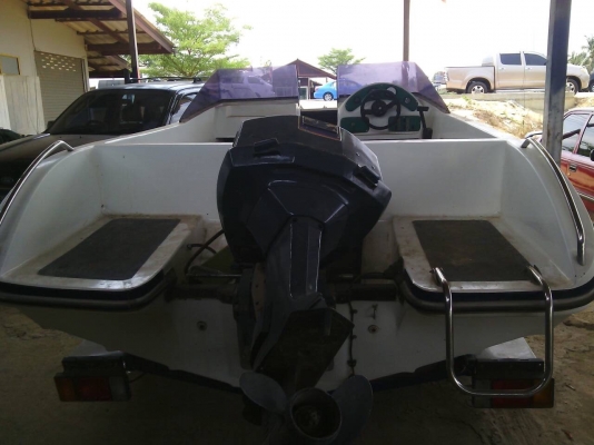 ขายเรือเร็วพร้อมเทรนเลอร์ เรือต่อมาใหม่ยังไม่เคยลงน้ำเลย