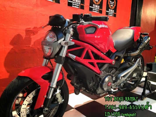 T&amp;T BIKE RAMA2 ราคาเบาๆ 319000 DUCATI M795 ABS ปี2013 วิ่งน้อย2XXXโล ของแต่งตามรูปเลยคับ