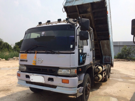 ขายรถพ่วงดั้มHINO 3Mติดก๊าซ7ถังเครื่องP11เกียร์อินตั้น320แรง