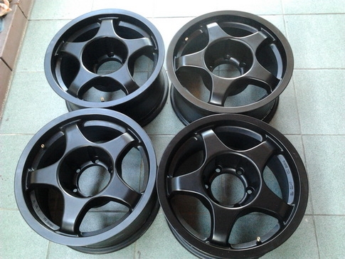 ล้อลายOZ สีดํา 6/139 ขอบ16 กว้าง8 ออฟ0 สภาพสวยๆ 1ชุด