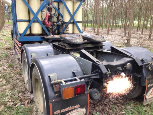 (22ล้อ)10ล้อหัวลาก320แรง2เพลาติดก๊าซNGVและหางเทเลอร์ไม่ดั้ม3คานแท้ยาว12ม....รถปี*2551(2008) พร้อมกัน รถสวย หางสวย...เล่มพร้อม