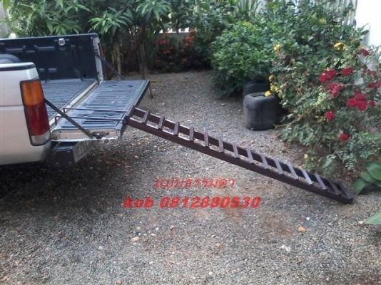 รับทำบันไดเข็นรถมอเตอร์ไซค์แบบธรรมดาและแบบพับได้ 1500/1800 ส่งทั่วไทยตามตกลง