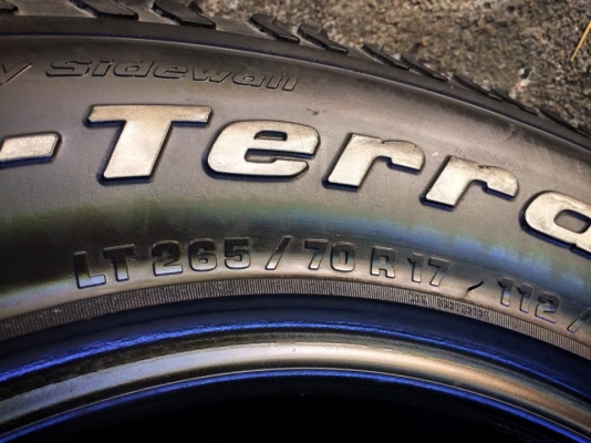 ขาย BF ALLขอบ17 ขนาด 265/70/17 USA. ปี11 4เส้น ขาย BF ALLขอบ17 ขนาด 265/70/17 USA. ปี11 4เส้น