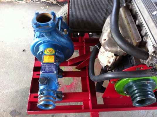 ขายเครื่องสูบน้ำใช้แก๊ส LPG 100\%ราคา 33000