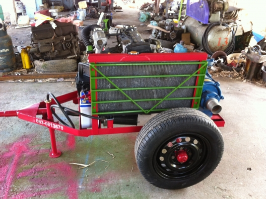 ขายเครื่องสูบน้ำใช้แก๊ส LPG 100\%ราคา 33000