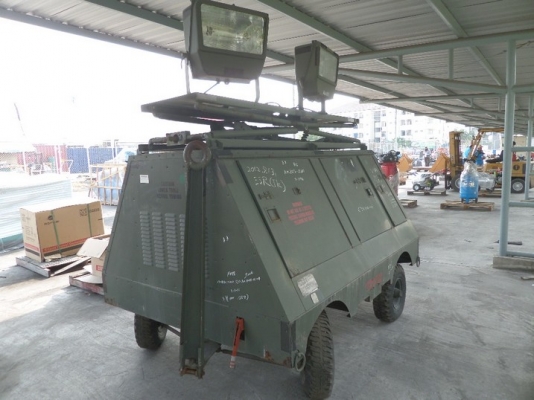 เครื่องปั่นไฟภาคสนาม พร้อมพ่วง และไฟสปอตร์ไลท์ เครื่องปั่นไฟภาคสนาม พร้อมพ่วง และไฟสปอตร์ไลท์