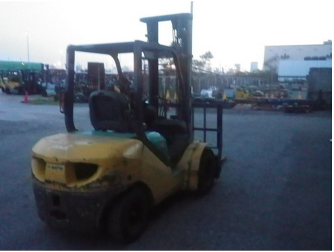 จำหน่าย Forklift KOMATSU 3 ตัน ดีเซล ญี่ปุ่น FD30HT รุ่น 16  เกียร์ออโต้ **มี Hinged Fork** ปี 2007 เสา 4 เมตร เครื่อง 4 สูบ นำเข้าตรงจากโยโกฮาม่า