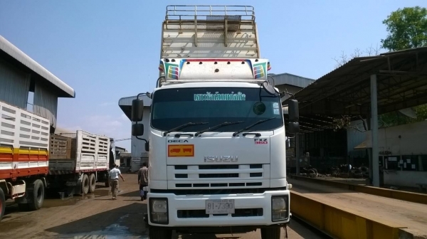 ขายรถพ่วงแม่-ลูกดั้มสามมิตร ISUZU FXZ360 ปี 52 ทะเบียนพร้อมโอนครับ