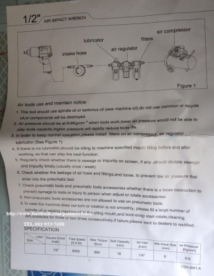 *สินค้าใหม่แกะกล่อง* บล็อคลม ASHITA ขนาด 4 หุน (1/2") ราคาเพียง 5,500 บาท สนใจรีบติดต่อ 0819337688