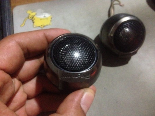 เสียงเเหลม ALPINE ของญี่ปุ่นเเท้รุ่นใหม่ๆสภาพสวยๆคู่ละ