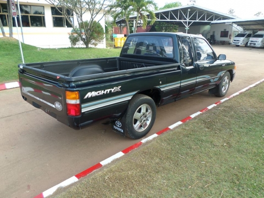 ขายรถกระบะโตโยต้าไมตี้เอ็กปี37/1994 รถบ้านแท้ซื้อต่อมาจากอาจารย์ที่วิทยาลัยที่อุบลราชธานีรถเดิมบางอย่างไม่เคยเห็นมาก่อนเลยครับไม่เคยชน+ไม่เคยบรรทุกหนักทุกอย่างเดิมทั้งคันเครื่องดีเดินนิ่งดังนุ่มเหมือนใหม่ออกจากศูนย์แน่นๆไม่ไอไม่จามซื้อไปไม่ต้องทำอะไรเลยคร