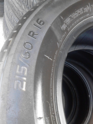 215/60R16 MICHELIN  ENERGY XM-2  สวย ดอกยางหนา  เสมอ  ปี 2012 ชุด 4 เส้น   TEL.081-427-3941