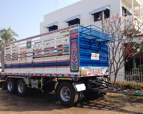 ฝากขายรถพ่วง22ล้อ DECA 360 ปี55 กระจกมองข้างยื่นไปข้างหน้า กระบะเหล็กคอกสูงไม่ดัมพ์ ลูกพ่วง3เพลายาว7เมตร (มี ป.1)