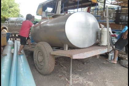 ถังน้ำแสตนเลส 1,200 ลิตร