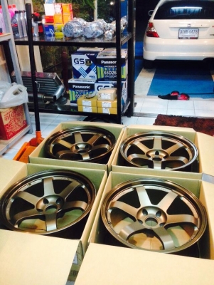 TE37 งานเหมือนแท้ ขอบ 18 9.5 10.5 ของใหม่ 15000