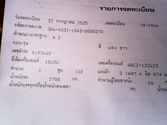 ขายรถ 6 ล้อมือโดยสารสภาพพร้อมใช้งาน ขายรถ 6 ล้อมือโดยสารสภาพพร้อมใช้งาน