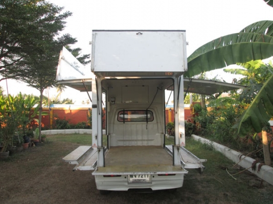 DFM ตงฟง ตู้ขายของเคลื่อนที่ เครื่อง1.1 LPG มือเดียวออกห้าง