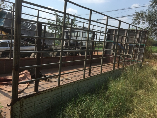 ขายกระบะพื้นไม้ปูเหล็กพร้อมคอกแป็ปยาว7.20เมตรยกลงจากFF