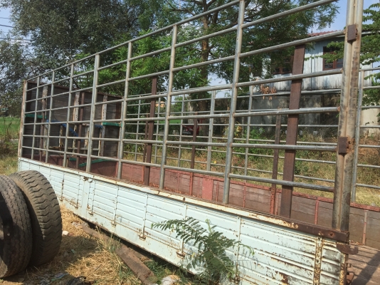 ขายกระบะพื้นไม้ปูเหล็กพร้อมคอกแป็ปยาว7.20เมตรยกลงจากFF