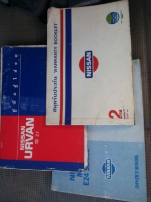 NISSAN URVAN มือเดียว ป้ายแดง ดูแลอย่างดี NISSAN URVAN มือเดียว ป้ายแดง ดูแลอย่างดี