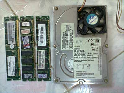 HDD 20.4GB Ram 64-128-128 พัดลม 1 ตัว