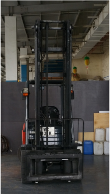 จำหน่าย Forklift Toyota 3 ตัน รุ่น 8 ดีเซล 8FD30 **ญี่ปุ่น** เสา 5 เมตร มี Side Shift งา 1.2 เมตร