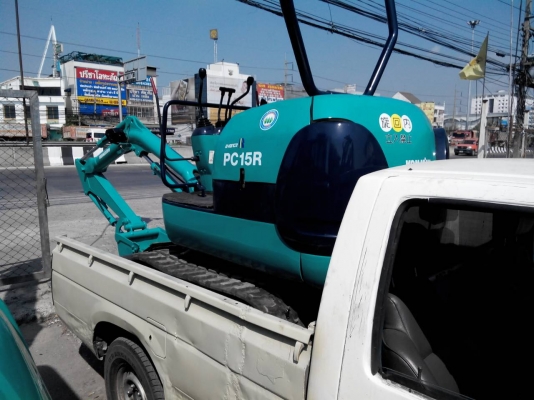 รถแบคโฮ KOMATSU PC15 รุ่น 8 ปี 2004 เป็นรถของห้างหุ้นส่วนจำกัด อิมแพ็ค แมชชินเนอรี่ รถแบคโฮ KOMATSU PC15 รุ่น 8 ปี 2004 เป็นรถของห้างหุ้นส่วนจำกัด อิมแพ็ค แมชชินเนอรี่
