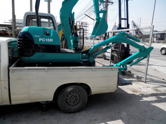 รถแบคโฮ KOMATSU PC15 รุ่น 8 ปี 2004 เป็นรถของห้างหุ้นส่วนจำกัด อิมแพ็ค แมชชินเนอรี่ รถแบคโฮ KOMATSU PC15 รุ่น 8 ปี 2004 เป็นรถของห้างหุ้นส่วนจำกัด อิมแพ็ค แมชชินเนอรี่