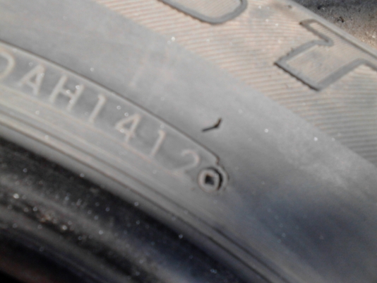 255/65R17 BRIDGESTONE DUELER H/T 840 ปี 2012  มี 1 เส้น  TEL.081-427-3941