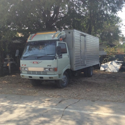 ขายหกล้อตู้แห้ง3บานฮีโน่สภาพเดิมๆสวยจัดแอร์หนาวรถแท้ห้างช่วงยาว550เมตรเครื่องwo4d120แรง. เอกสารพร้อมโอน