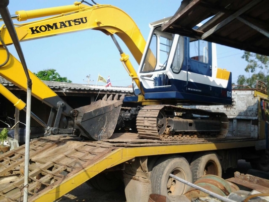 รถบรรทุก 10 ล้อใหญ่ ISUZU หน้ายาว พร้อมรถแบคโฮ  KOMATSU ราคา 460,000 บ.