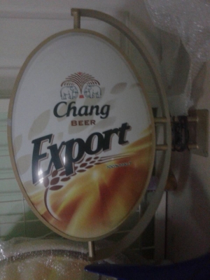 ป้ายไฟ เบียร์ช้าง ของพรีเมียม ของใหม่ สวยสุด ๆ 3200