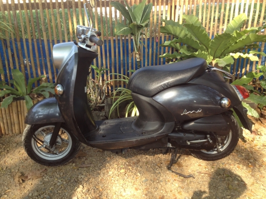 ขายYamaha vino50cc.เก่าญี่ปุ่น หม้อน้ำ พร้อมใช้ครับ