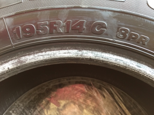 ขายยาง Bridgestone ขอบ14" จำนวน 3 เส้น